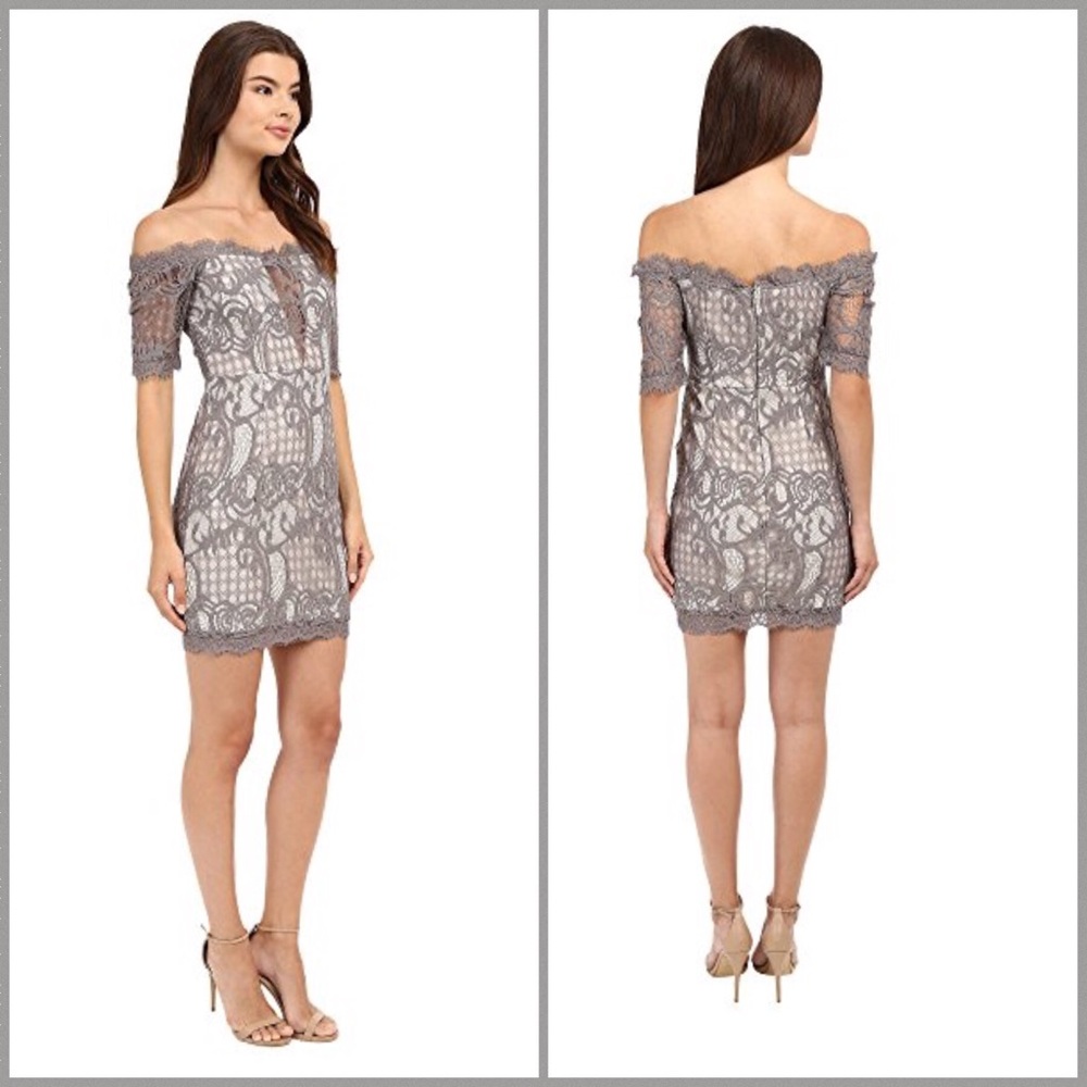 SOIEBLU Off The Shoulder Mini Dress - SMALL